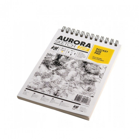 Aurora sketch light block 90g 50 sheets on a spiral