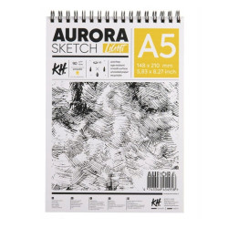Aurora sketch light block 90g 50 sheets on a spiral