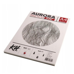 Aurora sketch matt gładki blok 160g 20 ark - sklep plastyczny - szał d