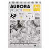 Aurora sketch light blok 90g 50ark na spirali - sklep plastyczny - sza