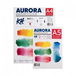 AURORA watercolour hot pressed blok gładki 300g 12ark - sklep plastycz
