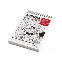 Aurora bristol light block 180g 40 sheets on a spiral