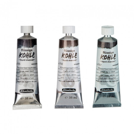 Schmincke kohle liquid charcoal 35 ml