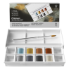 Winsor&Newton cotman zestaw akwareli metalicznych 8 półkostek - sklep