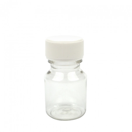 30ml plastic bottle with a screw cap