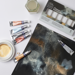 Winsor & Newton cotman set of metallic watercolors 6x8ml