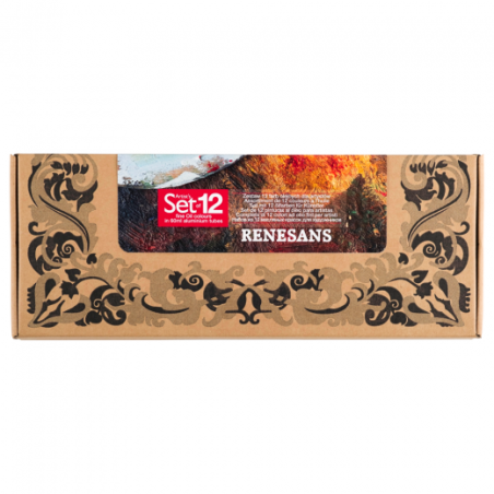 Renesans oils for art set of oil paints 12x60ml