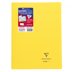 Clairefontaine koverbook squared notebook with a margin A4 90g 96 page