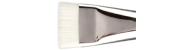 Artix brush synthetic white short bristles