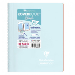Clairefontaine koverbook blush squared notebook A5 on a spiral of 160