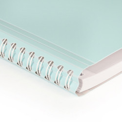 Clairefontaine koverbook blush zeszyt w kratkę A5 na spirali 160 stron