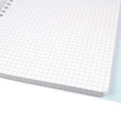 Clairefontaine koverbook blush zeszyt w kratkę A5 na spirali 160 stron