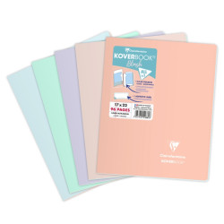 Clairefontaine koverbook blush zeszyt w linie 96 stron 17x22cm - sklep
