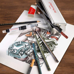 Caran d'Ache graphite line 13 elements metal box