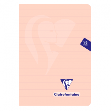 Clairefontaine mimesys lined notebook 90g 96 pages pastel colors