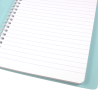 Clairefontaine koverbook blush 160-page spiral lined notebook
