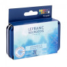 Lefranc&Bourgeois set of 12 half-tufted watercolors in metal case