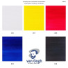 Talens van gogh podstawowy zestaw farb akrylowych 5x40ml - sklep plast