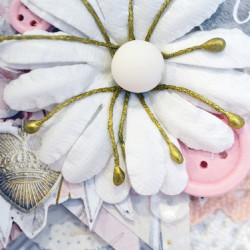 DpCraft pastel wooden buttons mix 30 pcs