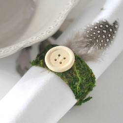 DpCraft wooden buttons natural mix 30 pcs