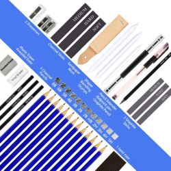 Kalour 12 pencils set of 32 elements in a case