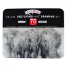 Kalour deluxe sketching and drawing set XXL 70 elements