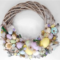 DpCraft paper flowers rainbow with pearl 2cm 32pcs