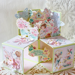 DpCraft paper flowers white 2 cm 60 pcs