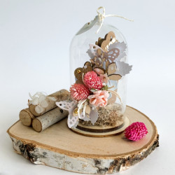 DpCraft wooden hearts mix 120 pcs