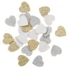DpCraft wooden glitter hearts 1.5cm 24pcs