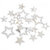 DpCraft wooden white gilded stars 20pcs