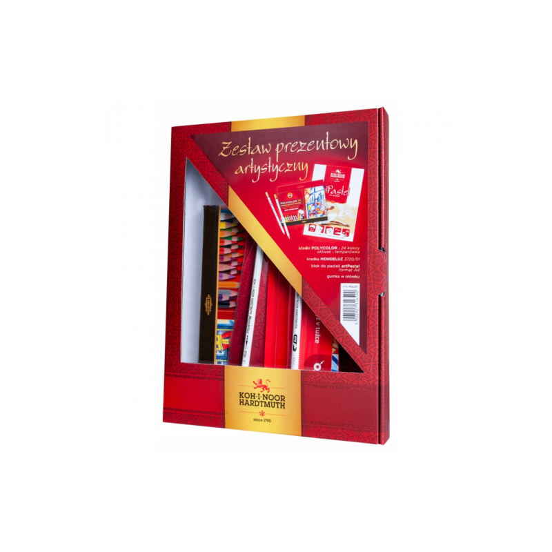 Koh-i-noor artistic gift set with polycolor crayons No. 33