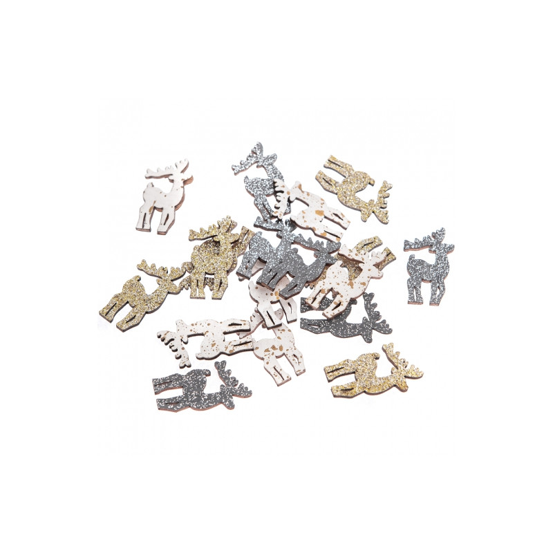 DpCraft jelonki drewniane samoprzylepne 2,1x3,8cm 18szt - sklep plasty