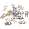 DpCraft self-adhesive wooden fawns 2.1x3.8cm 12pcs