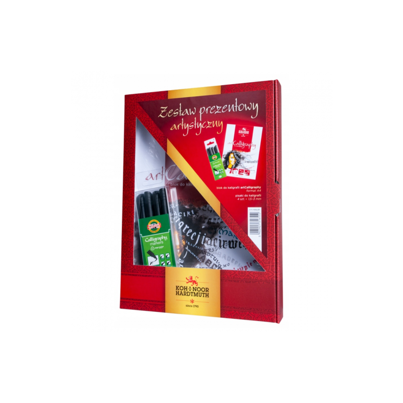 Koh-i-noor artistic gift set for calligraphy with felt-tip pens No. 34