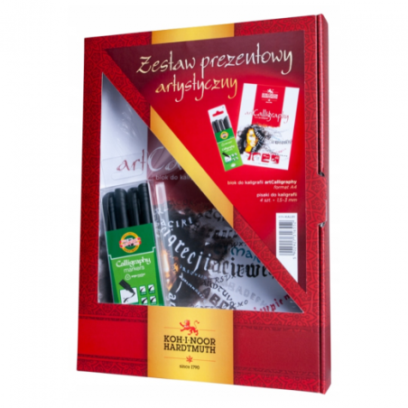 Koh-i-noor artistic gift set for calligraphy with felt-tip pens No. 34