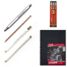 Koh-i-noor art gift set with black A4 sketchbook No. 32