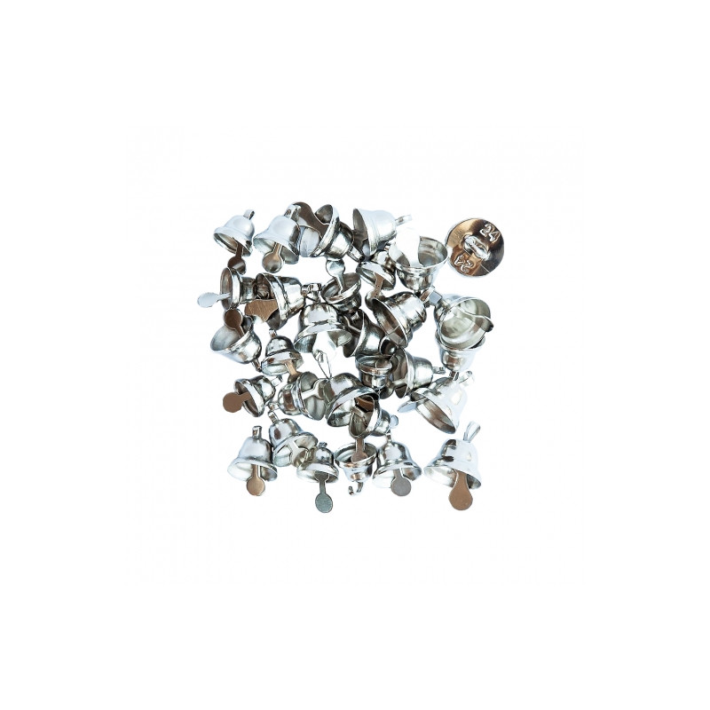 DpCraft silver bells mix 30pcs