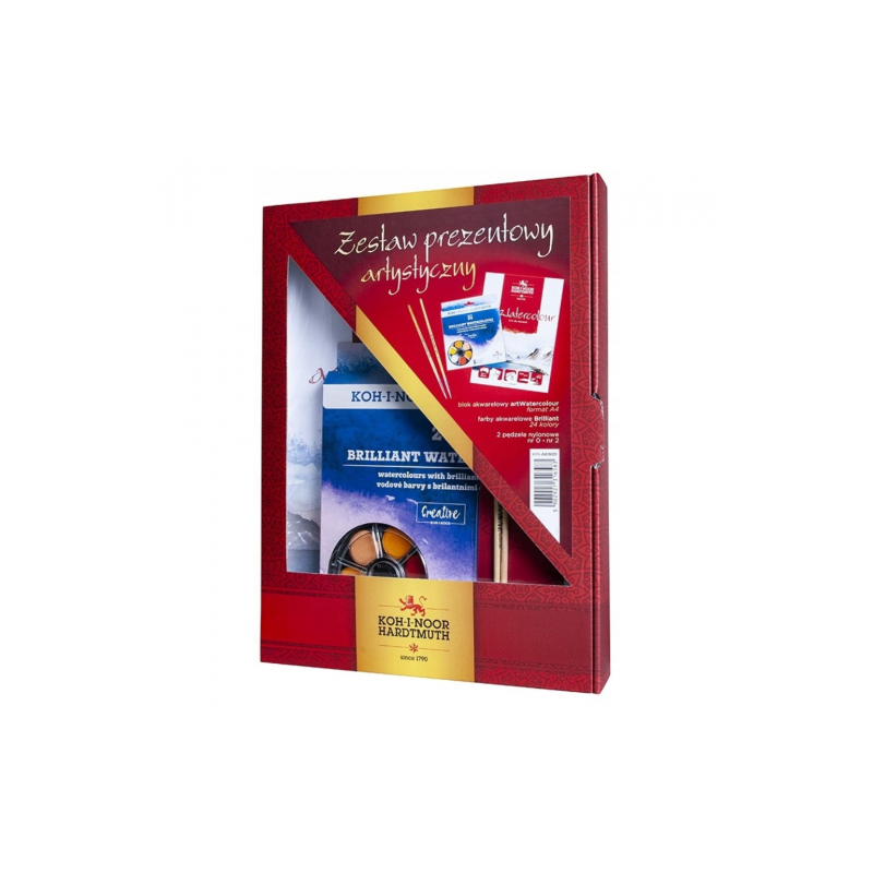 Koh-i-noor zestaw prezentowy do akwareli nr 30 - sklep plastyczny - sz