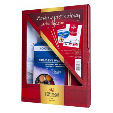 Koh-i-noor zestaw prezentowy do akwareli nr 30 - sklep plastyczny - sz