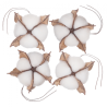 Cotton flowers 4 pcs.