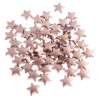 Rose gold star beads 60 pcs