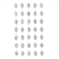 DpCraft self-adhesive crystals diamonds 35 pcs - art store -.