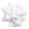 DpCraft polyester pompoms 5cm white 30pcs