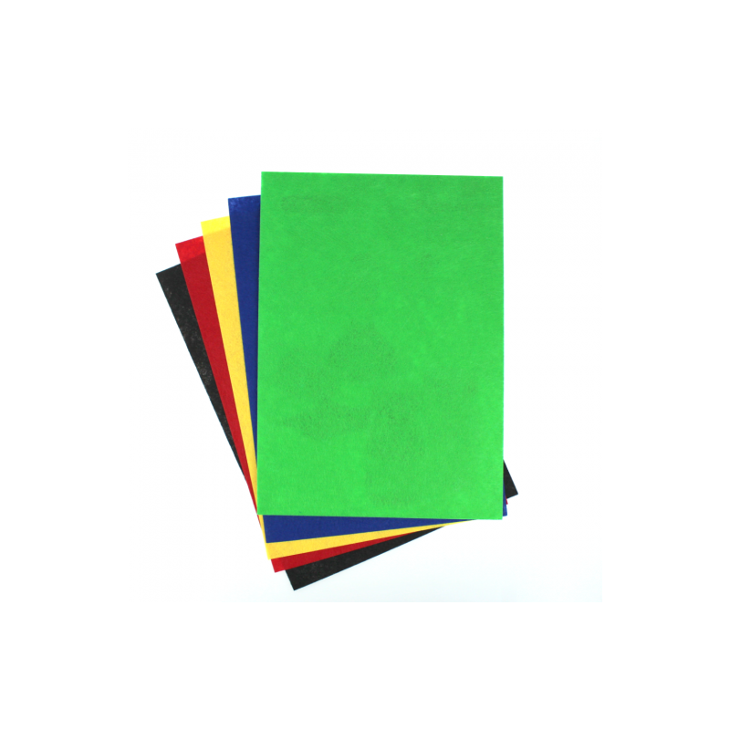 DpCraft filc A4 zestaw nr 1 kolory basic 5 szt - sklep plastyczny - sz