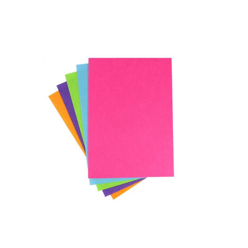 Felt A4 set 2 saturated 5 pcs