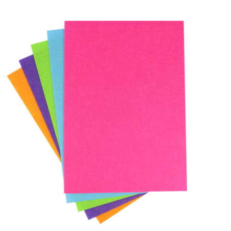Felt A4 set 2 saturated 5 pcs