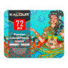 Kalor premium colored pencils expert soft touch set of 72 crayons