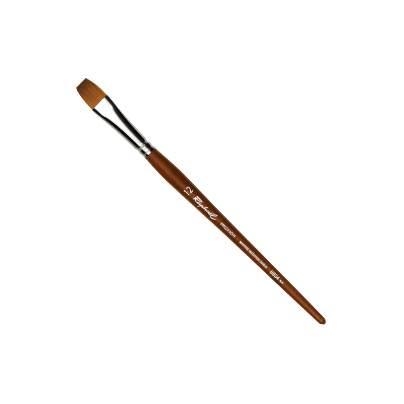 Raphael precision 8534 pędzle syntetyczne płaskie - sklep plastyczny -