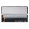 Caran d'Ache grafwood pencil set 6pcs metal case